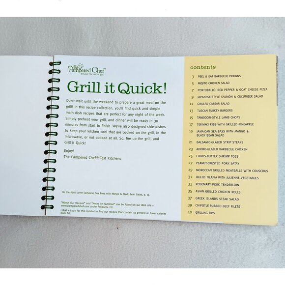 Lot of 5 Pampered Chef cookbooks spiral bound - Picture 14 of 16